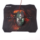 MOUSE GAMER + PAD HALION SHERMAN HA-M923P USB