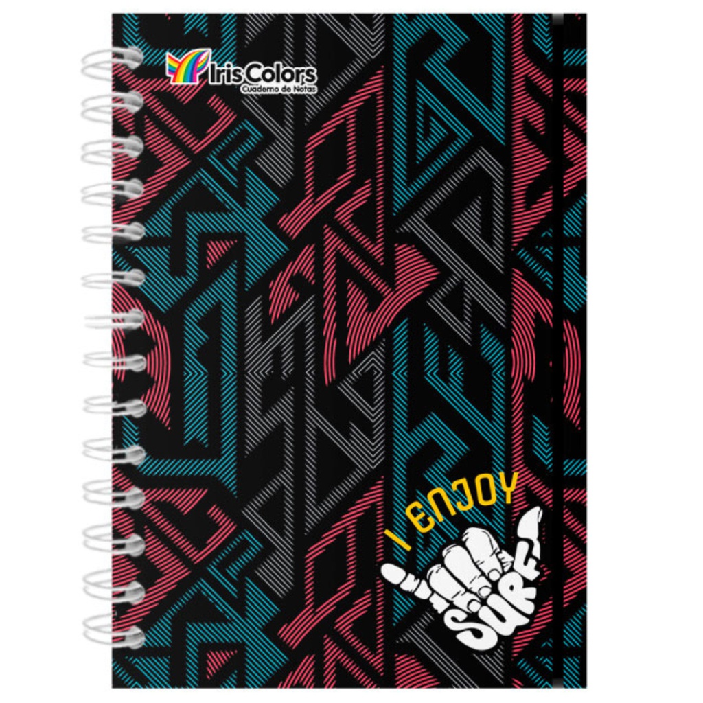 Libreta Espiral T/ Cuaderno 125 Hojas IRIS COLOR