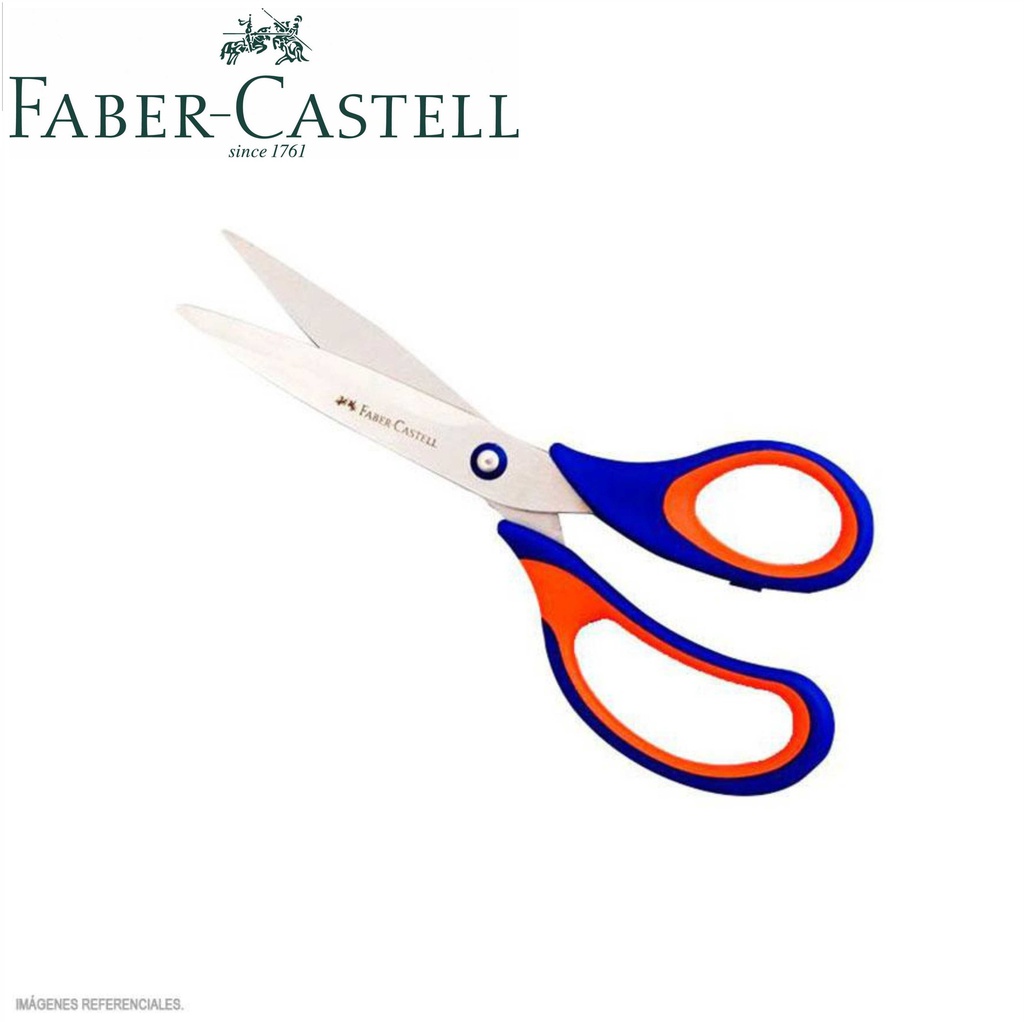 Tijera Oficina Soft Touch (20 cm) FABER CASTELL