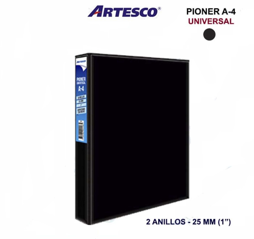 Pioner Universal A4 DOS ANILLOS 25mm ARTESCO