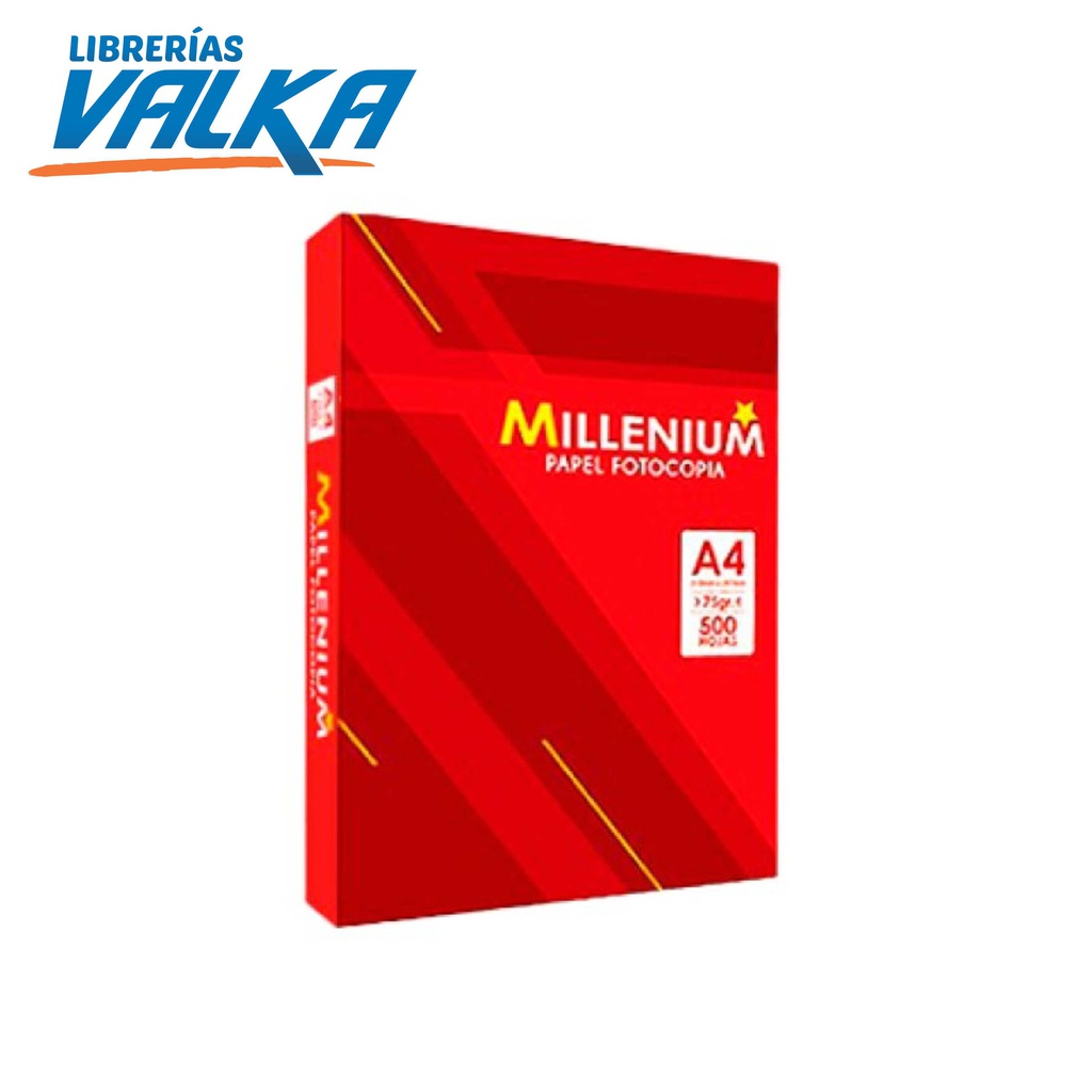 PAPEL FOTOCOPIA A4 75GR PQTX500 MILLENUM