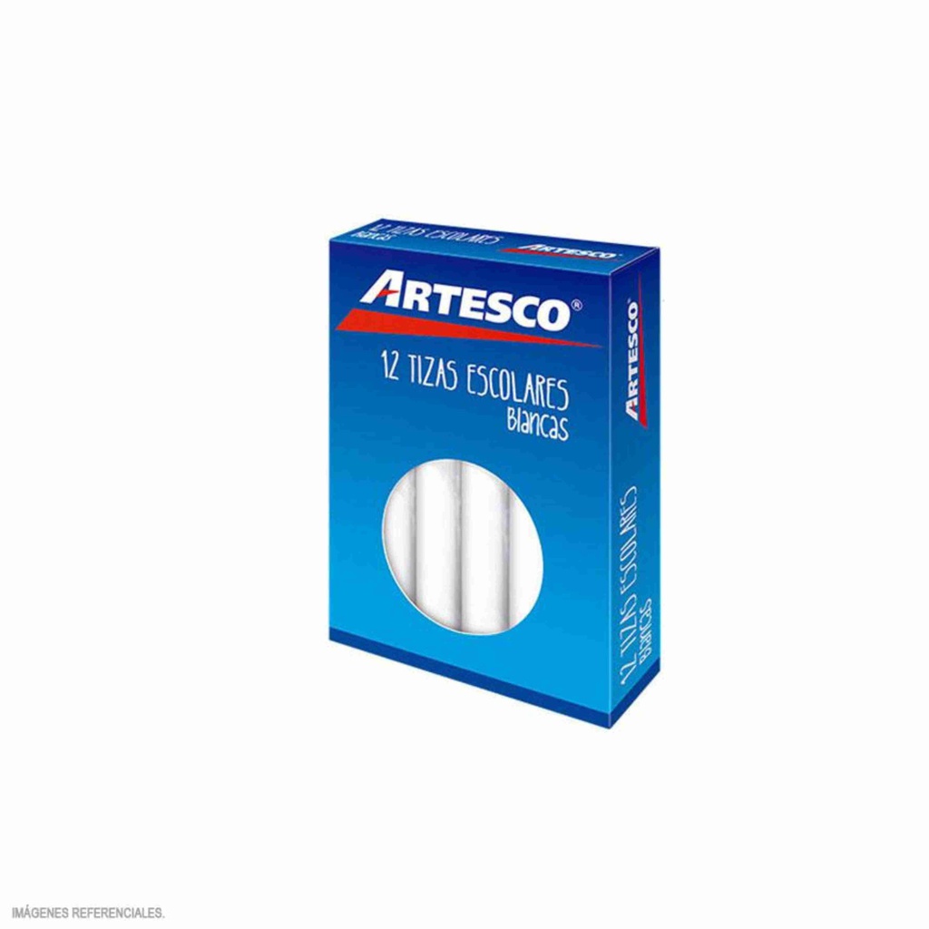 TIZA BLANCA CAJA X 12 ARTESCO