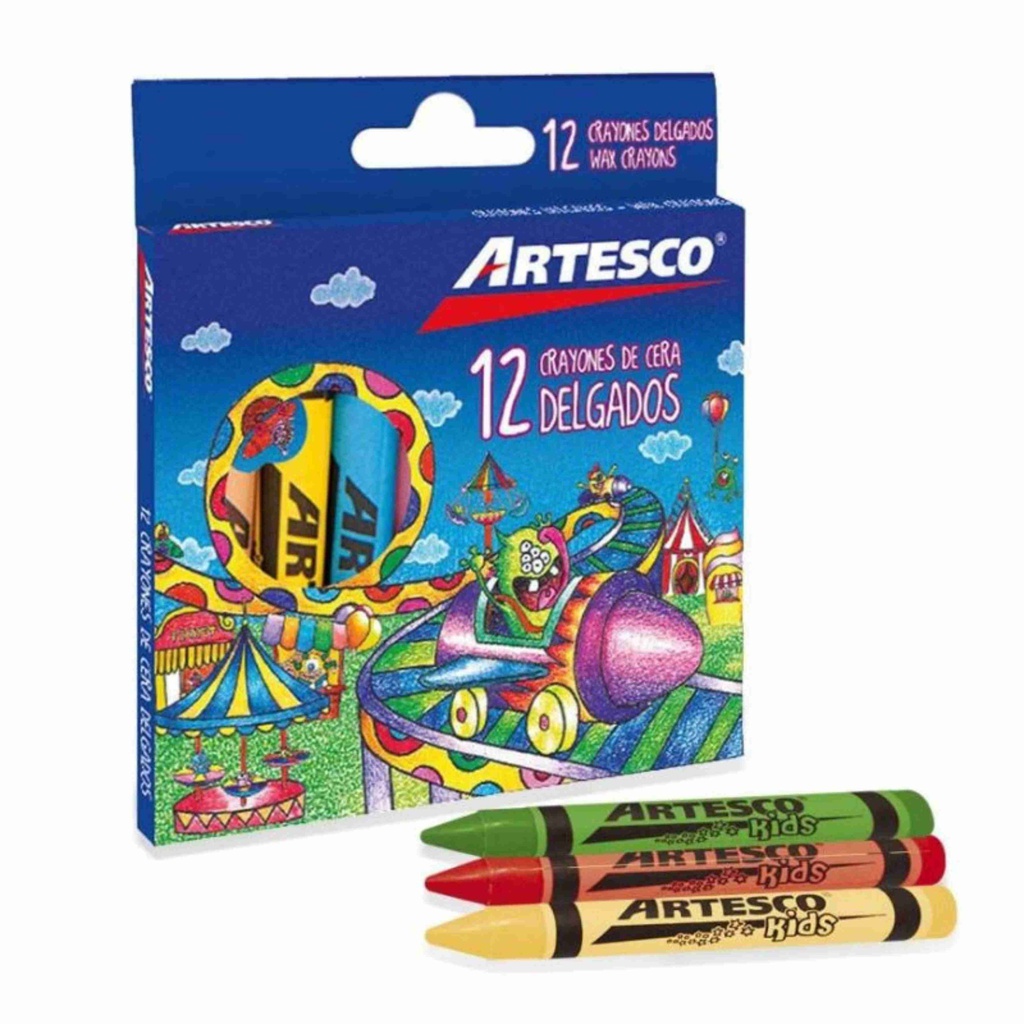 CRAYONES X 12 DELGADO ARTESCO