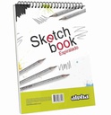 SKETCH BOOK ESPIRALADO 25 HOJAS ALPHA