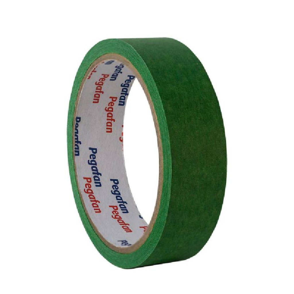 CINTA MASKING TAPE 1&quot; 20 YDS PEGAFAN VERDE