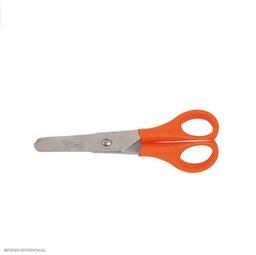 TIJERA ESCOLAR NARANJA
