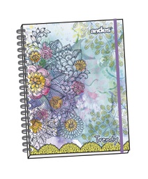 Cuaderno Espiral A4 Cuadriculado Trendy Andes 160 Hojas