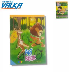 ART BOOK CARTULINA DE COLORES 16 HOJAS