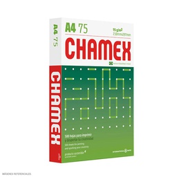 PAPEL BOND A4 75GR PQTX500 CHAMEX