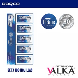 CUCHILLAS DE DOBLE FILO 100 H DORCO PRIME PLATINUM STP-301