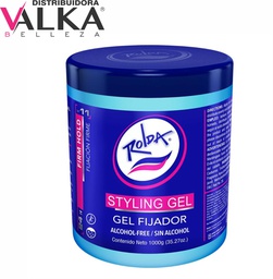 GEL FIJADOR SIN ALCHOL AZUL 1000 Gr ROLDA