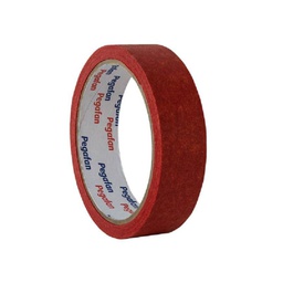 CINTA MASKING TAPE 1&quot; 20 YDS PEGAFAN ROJO