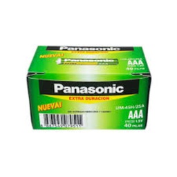 PILAS AAA CAJA (40 UND) PANASONIC