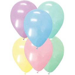 BOLSA DE GLOBOS PASTEL MATE #18 50 UND